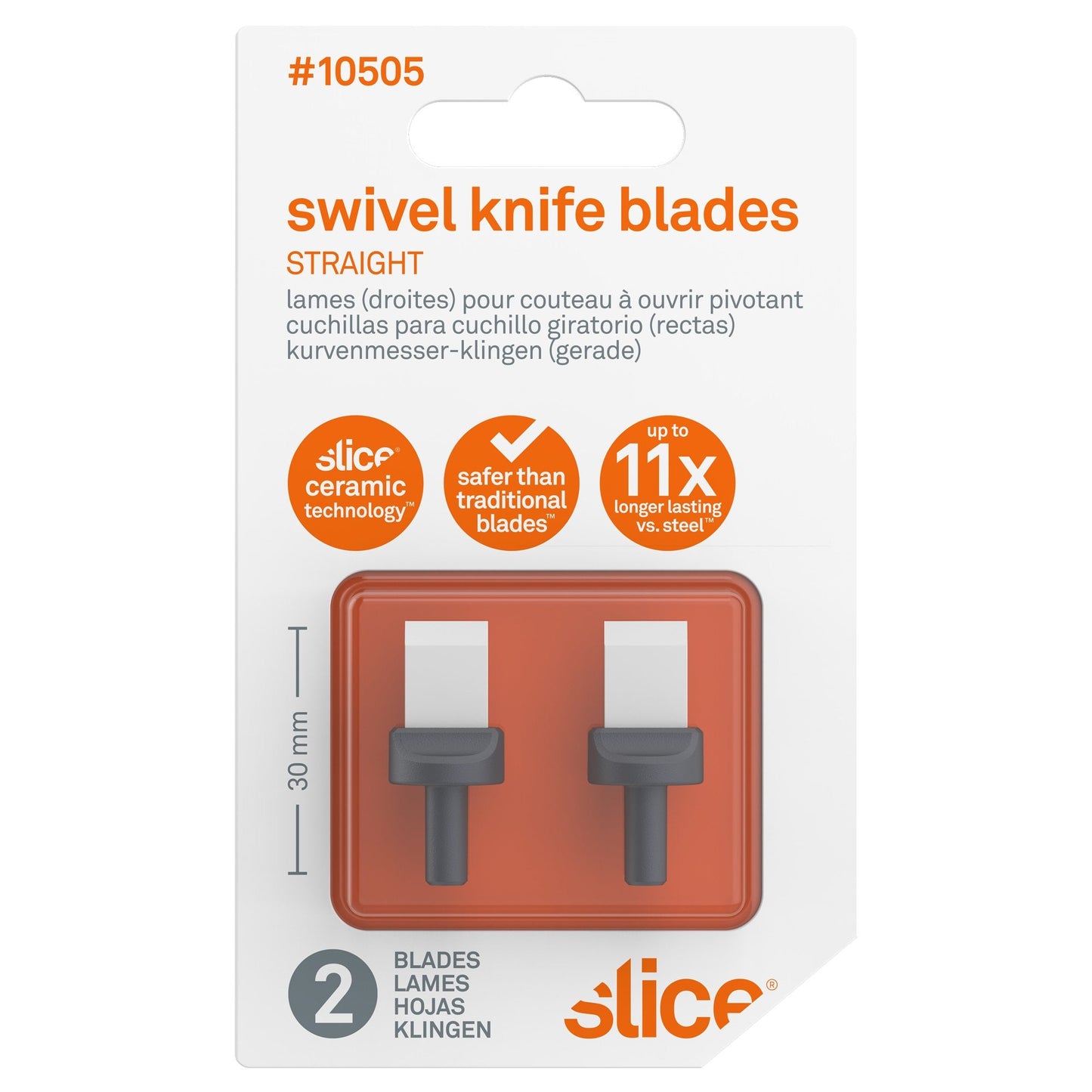 Ceramic Swivel Knife Blades (Straight)