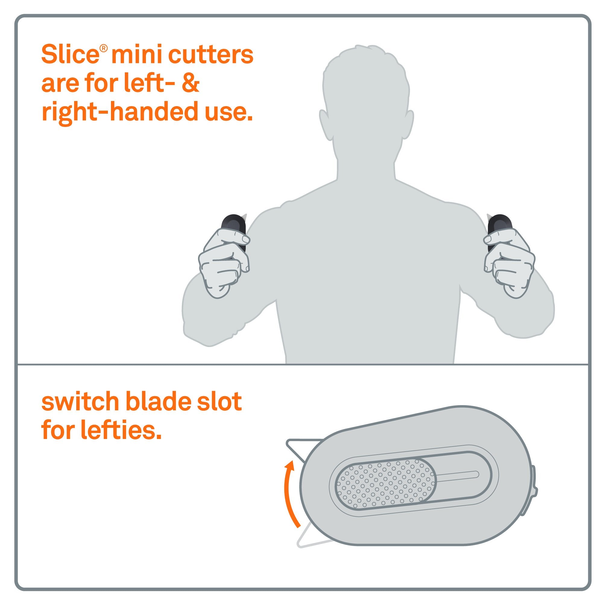 Mini Cutter With Auto-Retractable Safety Blade | Slice – Safety 