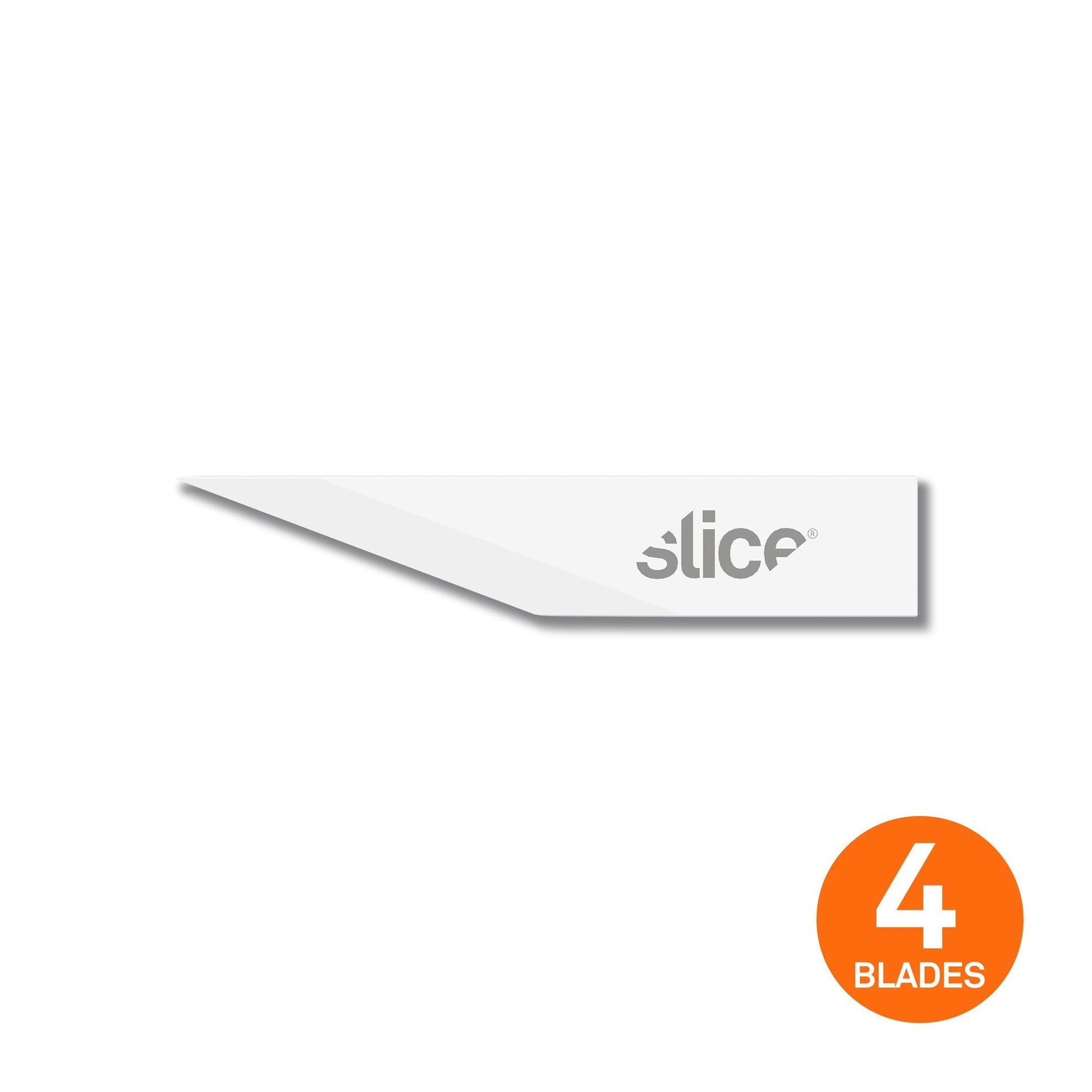 The Slice 10519 Craft Blade with a straight edge and pointed tip