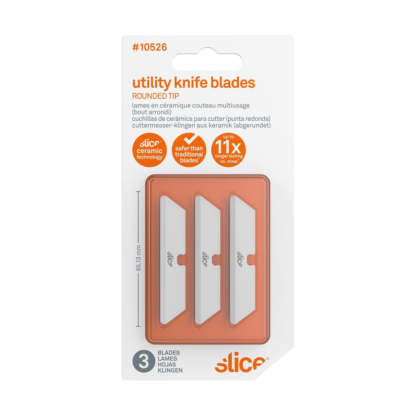 Utility Knife Blades (Rounded Tip)
