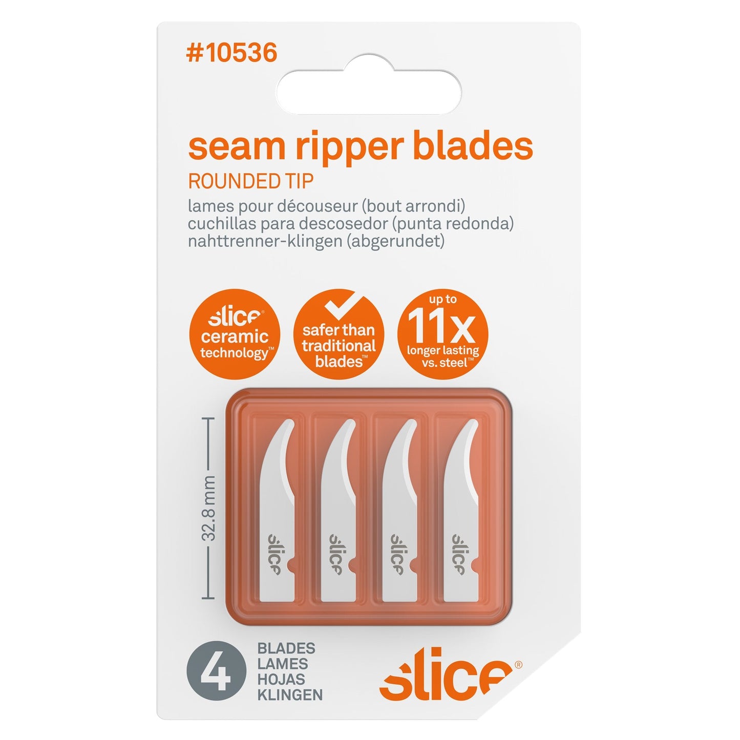 Seam Ripper Blades (Rounded Tip)